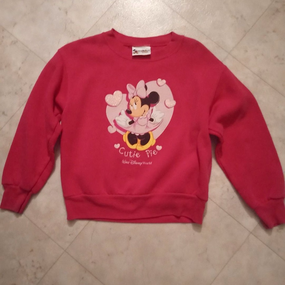 Walt Disney Store Minnie Mouse “Cutie Pie” Sweatshirt